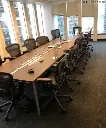 Steelcase 18 foot Laminate Conference Table.  Seats 16